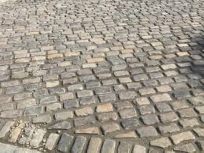Gloucester Paving Contractors Laying Cobblestones in Gloucester 