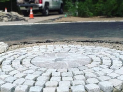 Gloucester Paving Contractors Laying Cobblestones in Gloucester 